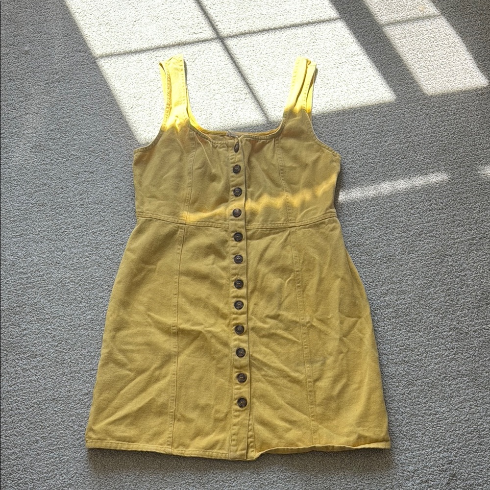 3 for $25 ❤️ // Chloe & Katie Yellow Button-Down Dress